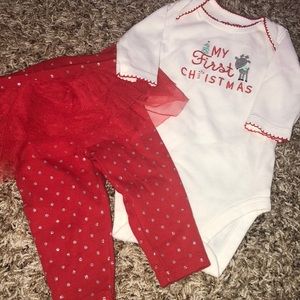 2 piece My first Christmas outfit